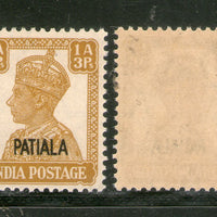 India Patiala State 1An3ps KG VI Postage Stamp SG 107 / Sc 106 MNH - Phil India Stamps