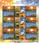 India 2007 Renewable Energy Phila-SL78 Mixed Sheetlet MNH
