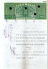 India Fiscal Rs 50 Ashokan Stamp Paper WMK-16 Good Used Revenue Court Fee # SP116E
