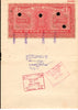 India Fiscal Rs.500 Ashokan Stamp Paper Court Fee Revenue WMK-17 Good Used # 29A