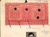 India Fiscal Rs.750 Ashokan Stamp Paper Court Fee Revenue WMK-17 Good Used # 30B