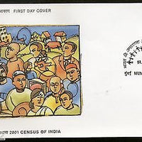 India 2001 Census of India 2001 Phila-1820 FDC