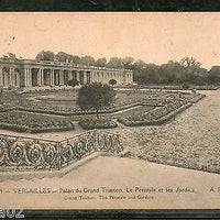 France 1919 VERSAILLES - Grand Trianon Palace & Peristyle Garden View Card India