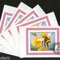 Sharjah - UAE Honey Bee Insect  Fauna Flora M/s Cancelled x 5 # 3958