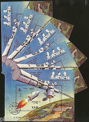 Yemen Arab Rep. Space Shuttle Apollo 9 Astronomer M/s Cancelled X5 # 13471