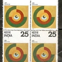 India 1976 Industrial Development  Phila-681 BLK/4 MNH