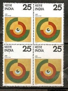 India 1976 Industrial Development  Phila-681 BLK/4 MNH