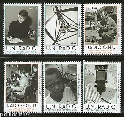 United Nations - UNO 2013 Radio Telecommunication Satellite Science 6v MNH #3763