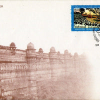 India 1997 Scindia School Centenary Gandhi Statue Se-tenant Phila-1576 FDC