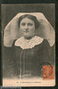 France 1919 LIMOUSINE in barbichet Women View Card to India as per Scan #A01541-