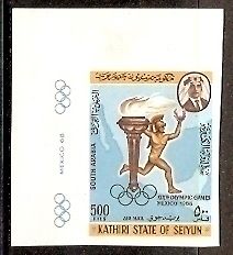 Kathiri State Aden South Arabia Mexico Olympic Imp MNH #2017