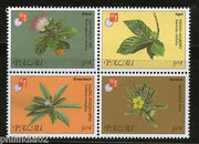 Palau 1997 Flowers Tree Plant Flora Sc 421 Se-tenant MNH # 3990