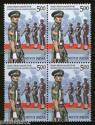 India 2013 Officers Training Academy Chennai Military BlK/4 MNH