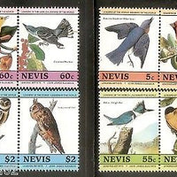 Nevis 1985 John J. Audubon's Birds Paintings II 8v MNH