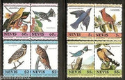 Nevis 1985 John J. Audubon's Birds Paintings II 8v MNH