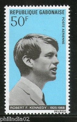 Gabon 1969 Robert F Kennedy Attorney General USA Non-Violence MNH Sc C80 # 1338