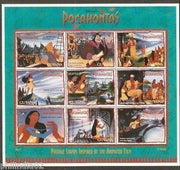 Guyana Walt Disney Pocahontas Cartoon Film Cinema MNH # 15030