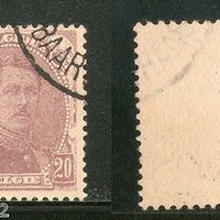 Belgium 1914's King Albert I Red Cross Surcharged Sc B27 Used High Cat. # 1193