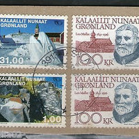 Greenland Nuuk Snow Festival & Sculptures Moller Newspaper High Value Used # 3134