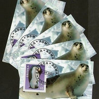 Eritrea 2001 Penguins Seal Marine Life & Mammals Animals M/s Cancelled x 5# 3978