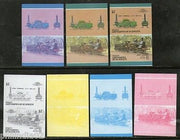 St. Vincent Gr. 1987 LNWR CORNWALL UK Locomotive Sc 31 Progressive Proof Set MNH # 3849