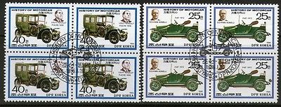 Korea 1986 History of Motor Cars Automobil BLK/4 Cancelled # 2036B