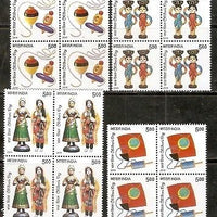 India 2010 Children's Day Toy Top Doll Phila-2645-48 BLK/4 MNH