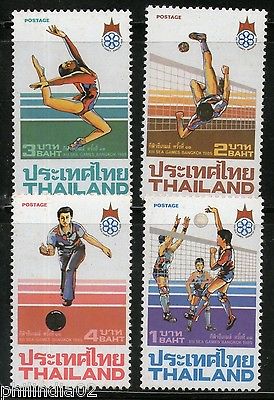 Thailand 1985 Sea Games Vollyball Women’s gymnastics Bowling Sc 1132-5 MNH #1795