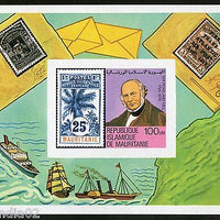 Mauritania 1979 Sir Rowland Hill Death Centenary Sc 419 MNH Imperforated M/s