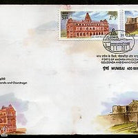 India 2002 Forts of Andhra Pradesh Golconda & Chandrogiri Phila-1949a FDC