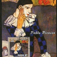 Mozambique 2001 Pablo Picasso Painting Art M/s Sc 1511 Cancelled # 8043