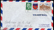 France 1971 Paris - New York / USA Balloon Post Centenary Flight Cover # 1370-51