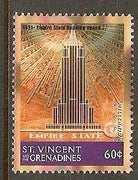 St. Vincent 1999 Millennium - Empire States Building Opens in1931 Sc 2741c MNH # 3152
