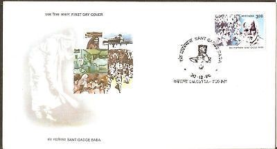 India 1998 Sant Gadge Baba Phila-1661 FDC