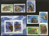 Kyrgyzstan 1995 Bear Leopard Raptor Wild Life Bird Animal Sc 53-60 7v+M/s IMPERF MNH # 12966