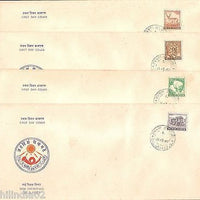 India 1967-03-15 4th Definiti. Series Chittal Doll Mango Hampi Phila-D75 FDCs