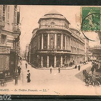 France 1915 BORDEAUX - The French Theatre Art View Card to India as per Scan