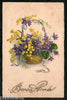 France 1930 Boquete of Flower Plant Flora Card to England as per Scan # A01541