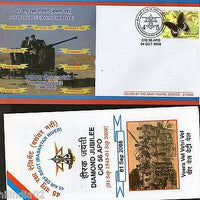 India 2008 Air Defence Regiment Basantar River Military APO Cover+ Brochure