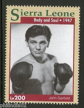 Sierra Leone 1993 Body & Soul - John Garfield Sc 1610c Boxing Movies Stars  MNH
