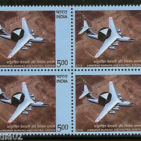 India 2012 AWACS Airborne Warning and Control System Aviation BLK/4 MNH