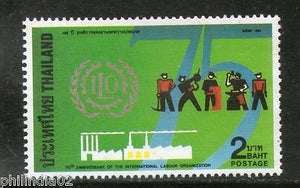 Thailand 1994 75th Anniversary ILO Int'al Labour Organization Sc 1583 MNH # 3589