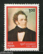 India 1978 Franz Peter Schubert 1v Phila - 781 MNH