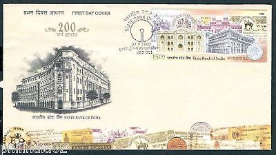 India 2005 State Bank of India  Phila-2134 FDC