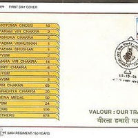 India 1996 Sikh Regiment Military Sikhism Phila-1508 FDC