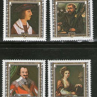 Liechtenstein 1982 Paintings by Bernhard Strigel Sc 747-50 MNH # 3740