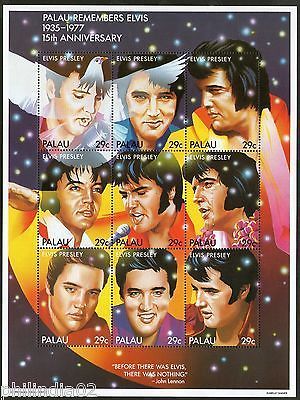 Palau 1992 Elvis Presley Singer Entertainer Musician Music Sheetlet Sc 310 MNH