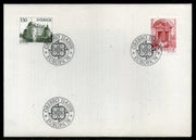 Swden 1978 Europa Arch & Stairs Castle Architecture Building Sc 1235-6 FDC # 264 - Phil India Stamps