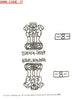 India Fiscal Rs.2000 Ashokan Stamp Paper Court Fee Revenue WMK-17 Good Used # 79B