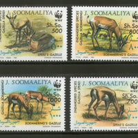 Somalia 1992 WWF Speke & Soemmering Gazelle Wildlife Animal Sc 607-10 MNH # 126